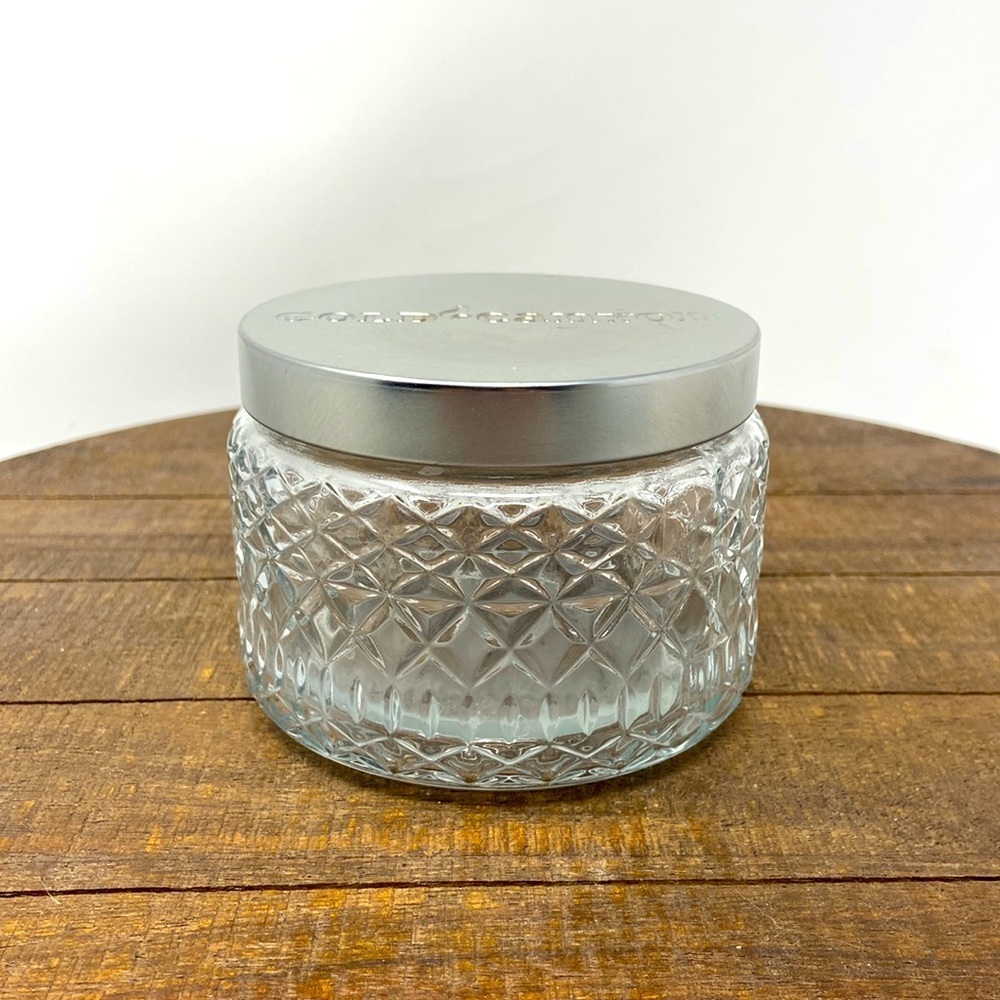 Gold Canyon Clear Glass Jar Container 3”x 3.5”